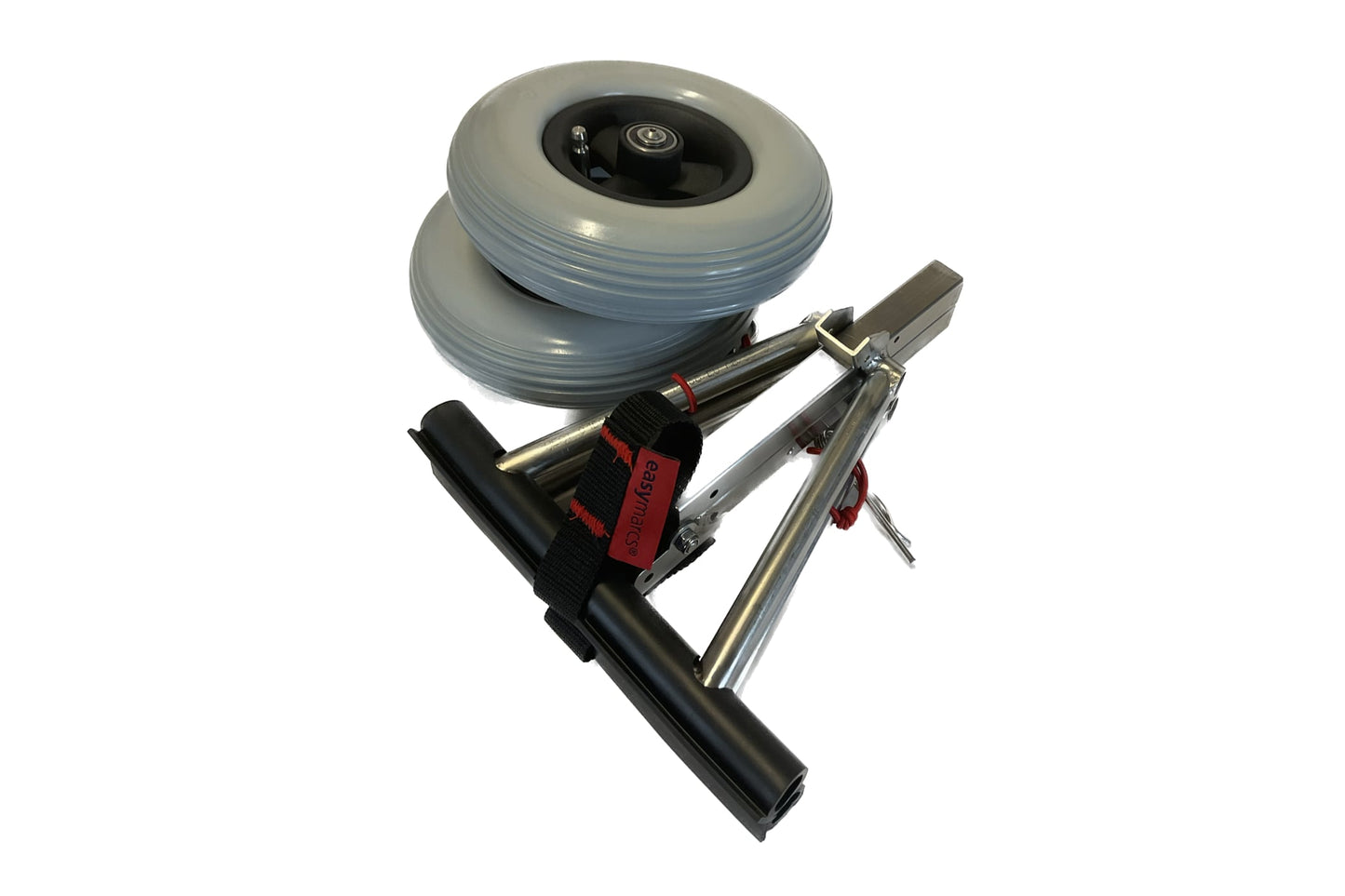 kayak cart stainless steel with integrated straps